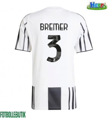 Juventus Gleison Bremer #3 Hemmatröja 2025-26 Kortärmad